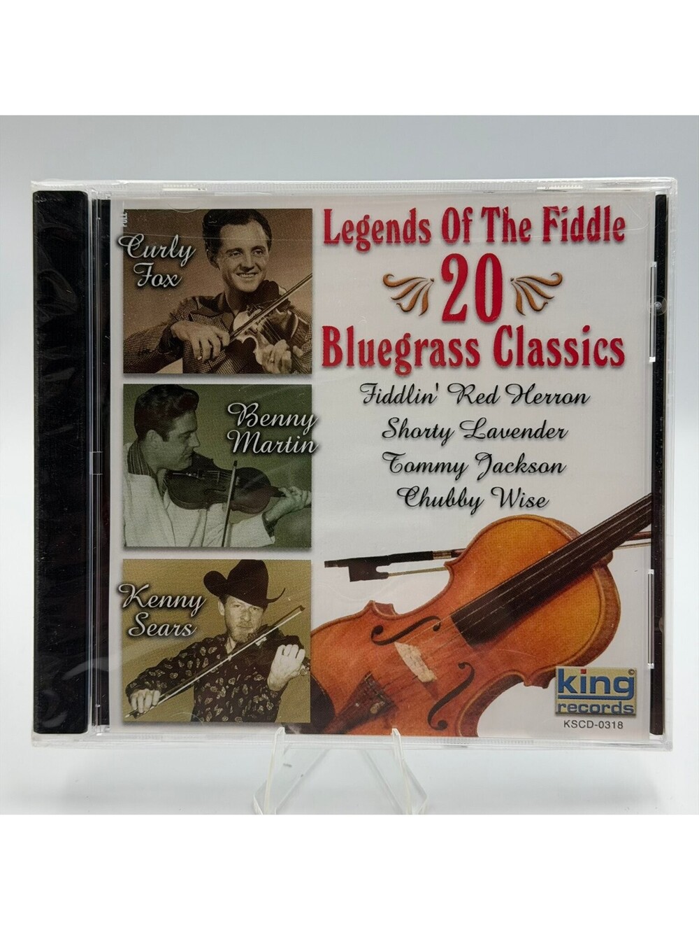 Legends Of The Fiddle: 20 Bluegrass Classics CD 2002 Bluegrass Country King